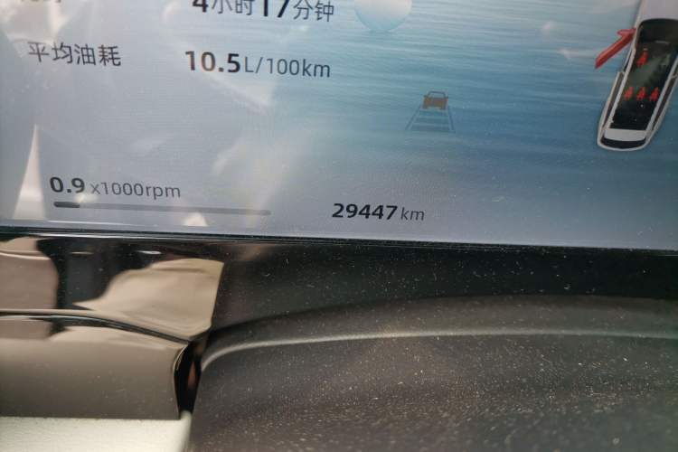 Used Geely Auto Monjaro L 2024 2.0TD High-Power Automatic Two-Wheel Drive Yunqi Version Odometer Close Up