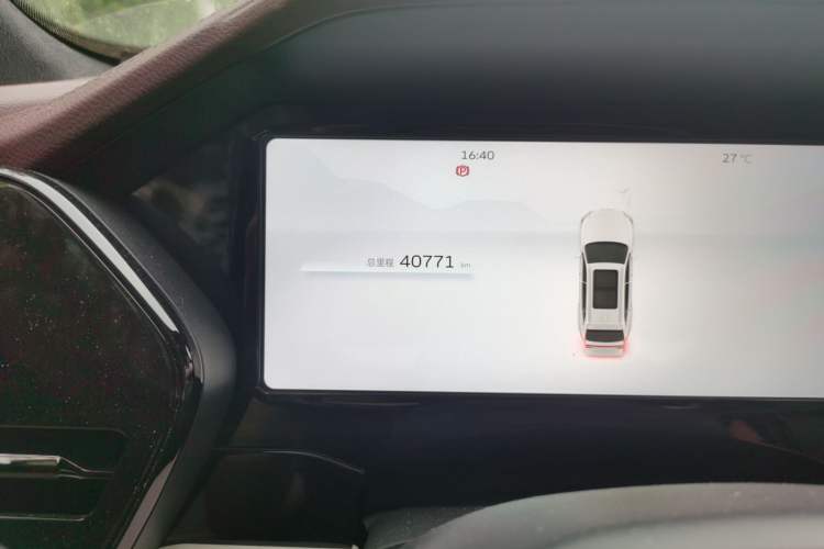 Used Geely Auto Monjaro L 2024 2.0TD DCT EVO Two-Wheel Drive Prestige Version Odometer Close Up