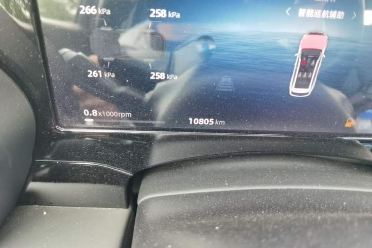 Used Geely Auto Monjaro L 2024 2.0TD DCT EVO Two-Wheel Drive Long-Range Version Odometer Close Up