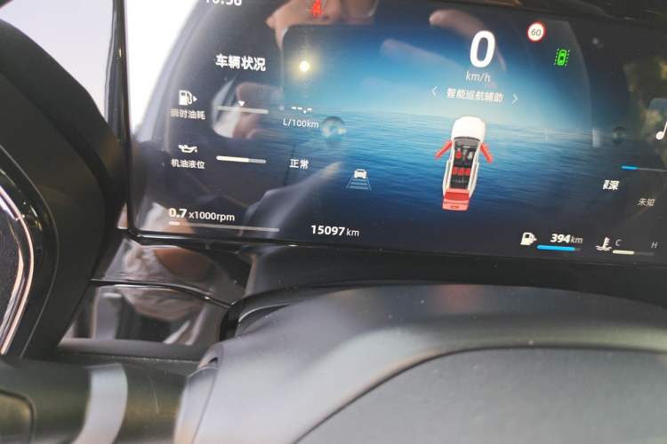 Used Geely Auto Monjaro L 2024 2.0TD DCT EVO Two-Wheel Drive Long-Range Version Odometer Close Up