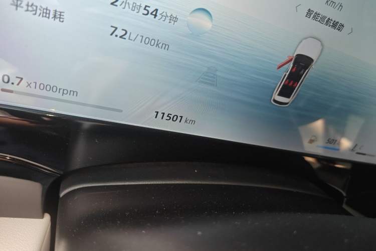 Used Geely Auto Monjaro L 2024 2.0TD High-Power Automatic Two-Wheel Drive Yunqi Version Odometer Close Up