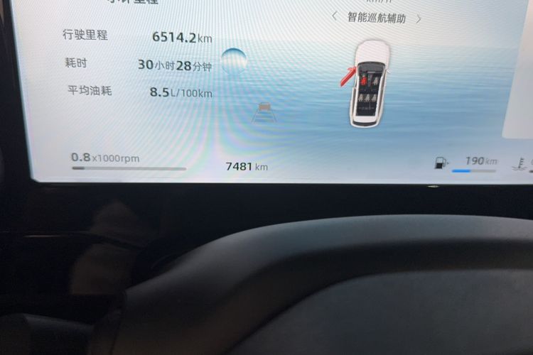 Used Geely Auto Monjaro L 2024 2.0TD DCT EVO Two-Wheel Drive Long-Range Version Odometer Close Up