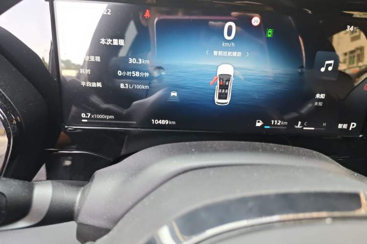 Used Geely Auto Monjaro L 2024 2.0TD DCT EVO Two-Wheel Drive Long-Range Version Odometer Close Up