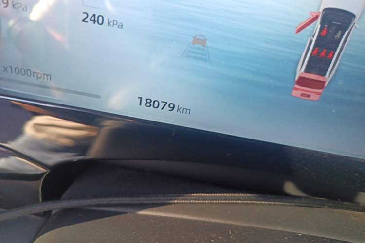 Used Geely Auto Monjaro L 2024 2.0TD DCT EVO Two-Wheel Drive Long-Range Version Odometer Close Up
