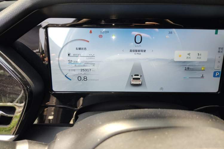 Used Geely Auto Monjaro L 2024 2.0TD DCT EVO Two-Wheel Drive Long-Range Version Odometer Close Up