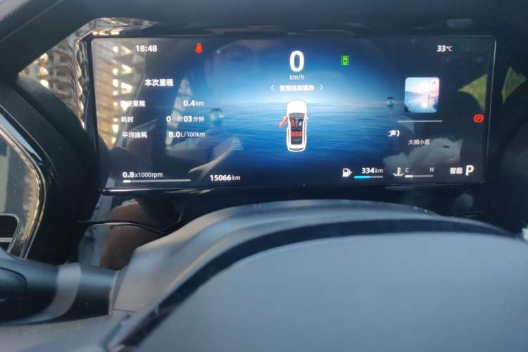 Used Geely Auto Monjaro L 2024 2.0TD DCT EVO Two-Wheel Drive Long-Range Version Odometer Close Up