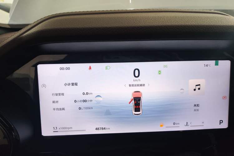 Used Geely Auto Monjaro L 2024 2.0TD High-Power Automatic Two-Wheel Drive Yunqi Version Odometer Close Up