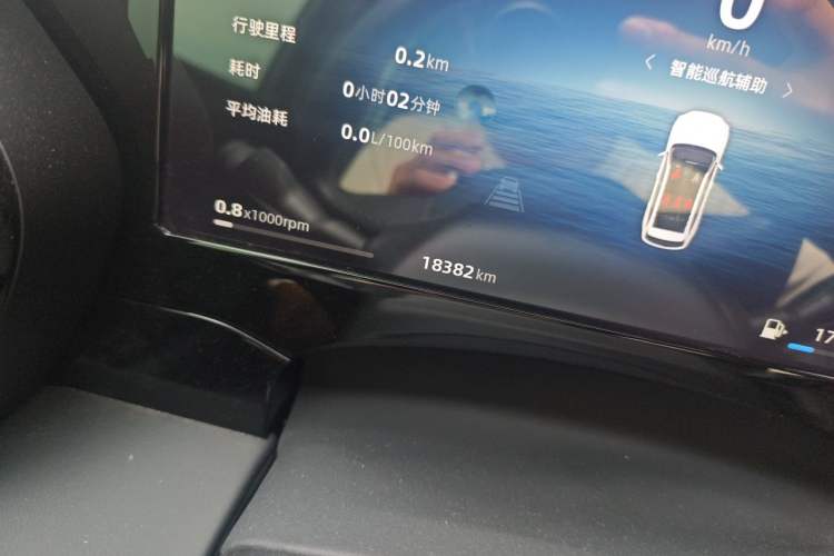 Used Geely Auto Monjaro L 2024 2.0TD DCT EVO Two-Wheel Drive Long-Range Version Odometer Close Up