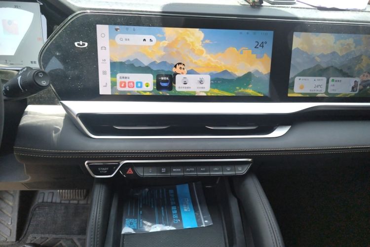Used Geely Auto Monjaro L 2024 2.0TD DCT EVO Two-Wheel Drive Long-Range Version Audio And AC Panel
