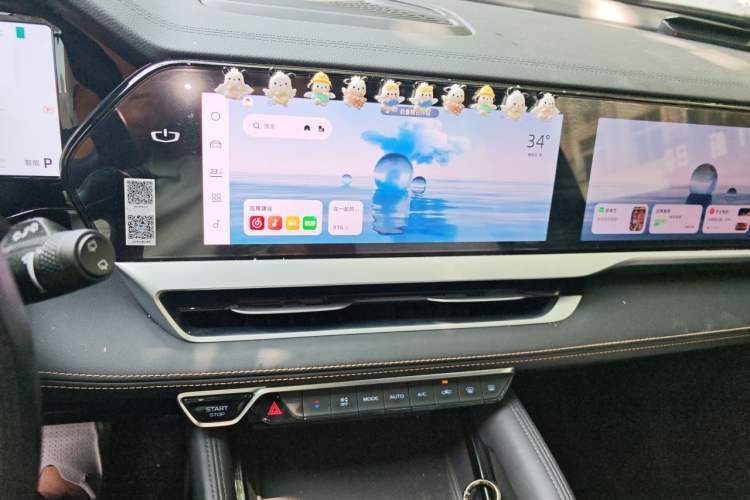 Used Geely Auto Monjaro L 2024 2.0TD DCT EVO Two-Wheel Drive Long-Range Version Audio And AC Panel