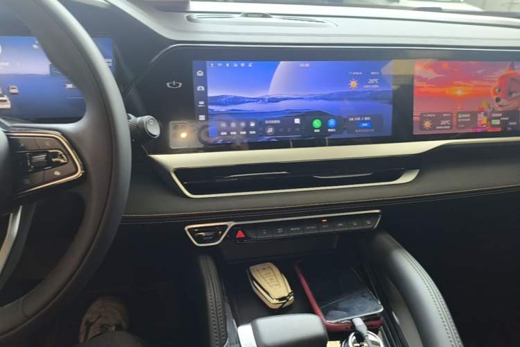 Used Geely Auto Monjaro L 2024 2.0TD DCT EVO Two-Wheel Drive Long-Range Version Audio And AC Panel