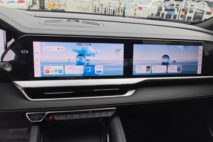 Used Geely Auto Monjaro L 2024 2.0TD DCT EVO Two-Wheel Drive Long-Range Version Audio And AC Panel
