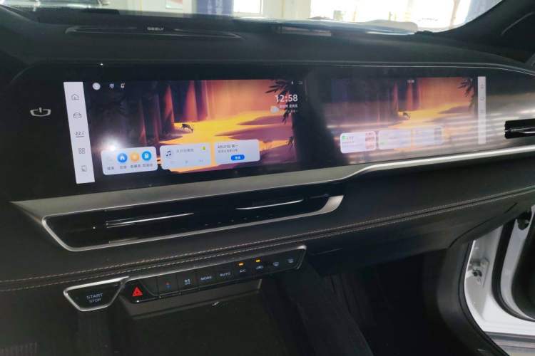 Used Geely Auto Monjaro L 2024 2.0TD DCT EVO Two-Wheel Drive Long-Range Version Audio And AC Panel