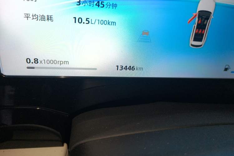 Used Geely Auto Monjaro L 2024 2.0TD High-Power Automatic Two-Wheel Drive Yunqi Version Odometer Close Up