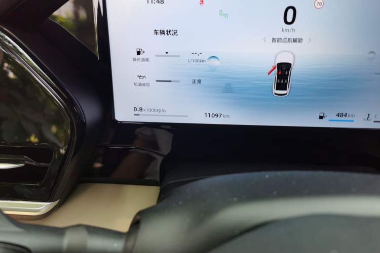 Used Geely Auto Monjaro L 2025 Dongfang Yao 2.0TD Automatic Jinzhao Edition Odometer Close Up