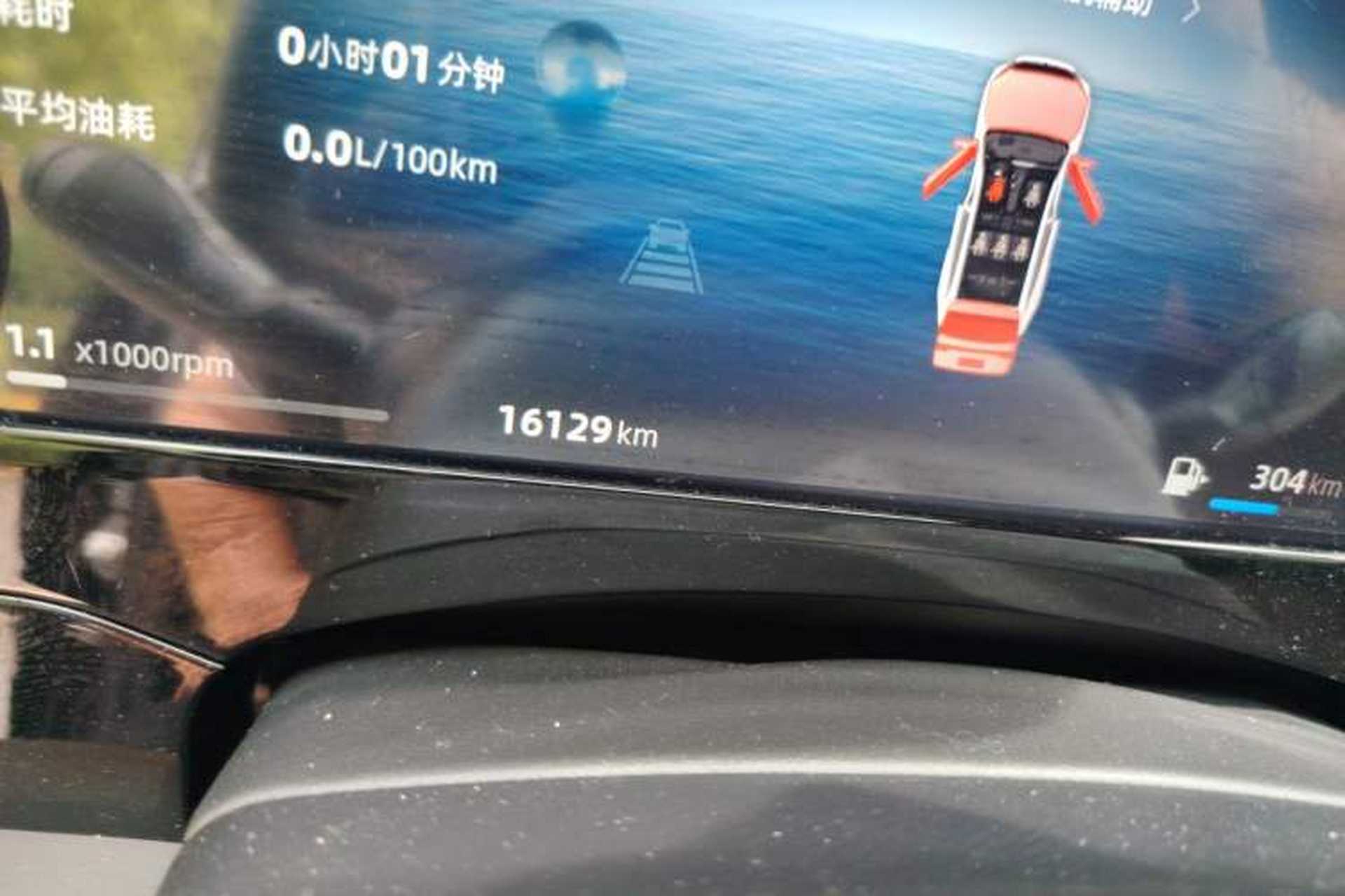 Used Geely Auto Monjaro L 2025 2.0TD Automatic Xingyun Version Odometer Close Up