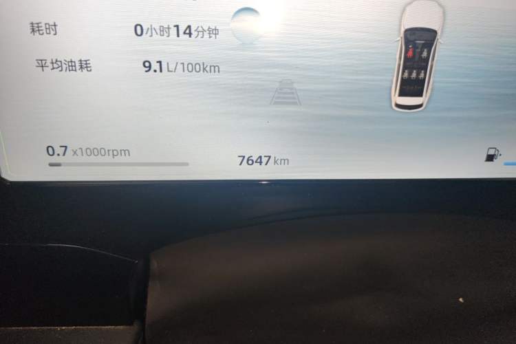 Used Geely Auto Monjaro L 2025 Dongfang Yao 2.0TD Automatic Lanxing Edition Odometer Close Up