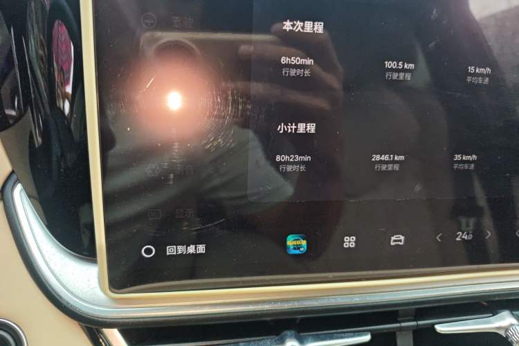 Used Geely Auto Monjaro L 2025 Dongfang Yao 2.0TD Automatic Lanxing Edition Odometer Close Up