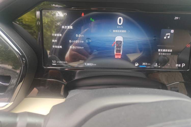 Used Geely Auto Monjaro L 2025 Dongfang Yao 2.0TD Automatic Lanxing Edition Odometer Close Up