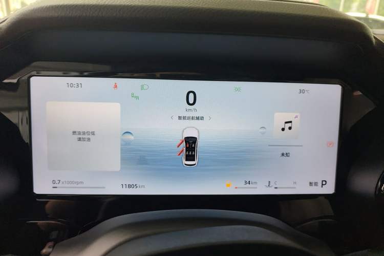 Used Geely Auto Monjaro L 2025 Dongfang Yao 2.0TD Automatic Jinzhao Edition Odometer Close Up