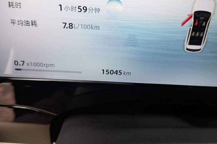 Used Geely Auto Monjaro L 2025 Dongfang Yao 2.0TD Automatic Lanxing Edition Odometer Close Up