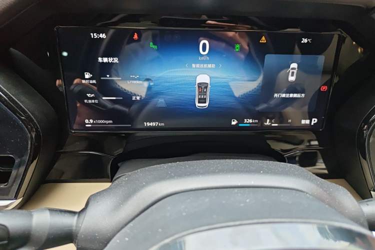 Used Geely Auto Monjaro L 2025 Dongfang Yao 2.0TD Automatic Lanxing Edition Odometer Close Up