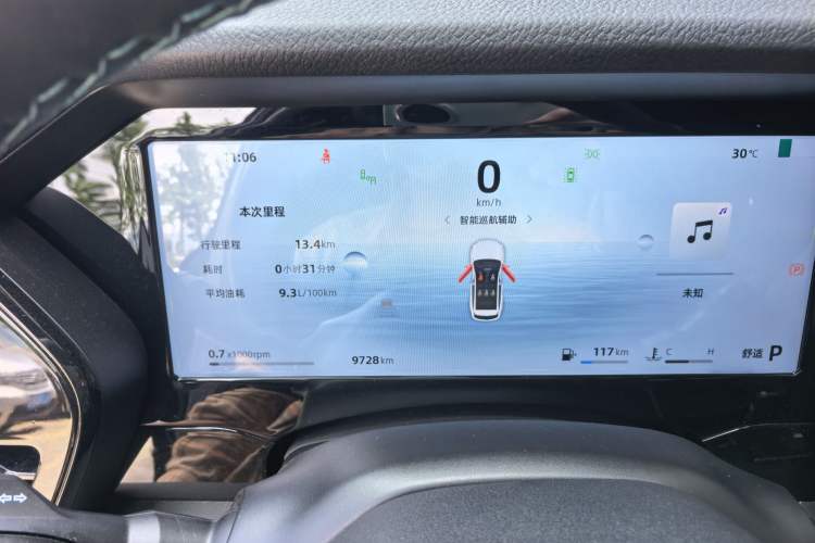 Used Geely Auto Monjaro L 2025 Dongfang Yao 2.0TD Automatic Lanxing Edition Odometer Close Up
