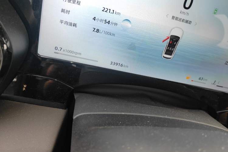 Used Geely Auto Monjaro L 2025 2.0TD Automatic Xingyun Version Odometer Close Up