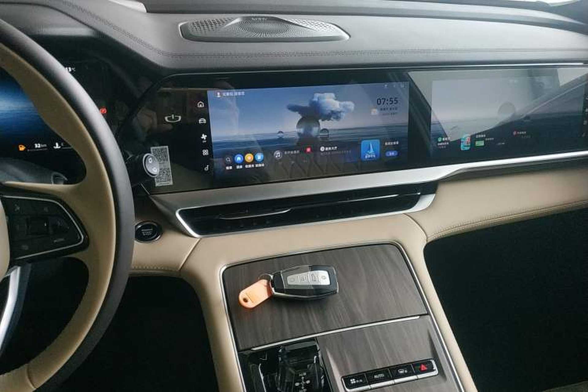 Used Geely Auto Monjaro L 2025 Dongfang Yao 2.0TD Automatic All-Wheel-Drive Wangyue Edition Audio And AC Panel