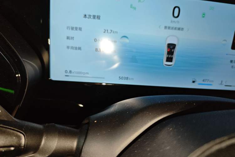 Used Geely Auto Monjaro L 2025 Dongfang Yao 2.0TD Automatic Jinzhao Edition Odometer Close Up
