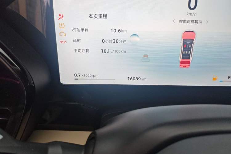 Used Geely Auto Monjaro L 2025 Dongfang Yao 2.0TD Automatic Lanxing Edition Odometer Close Up