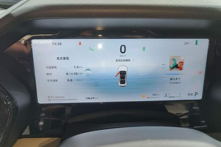 Used Geely Auto Monjaro L 2025 Dongfang Yao 2.0TD Automatic All-Wheel-Drive Wangyue Edition Odometer Close Up