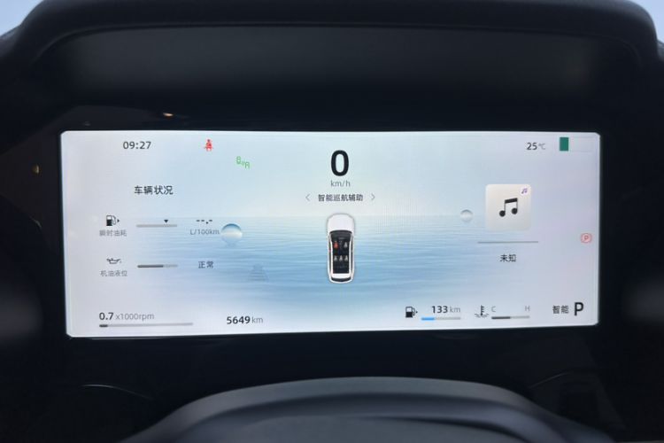 Used Geely Auto Monjaro L 2025 Dongfang Yao 2.0TD Automatic All-Wheel-Drive Wangyue Edition Odometer Close Up