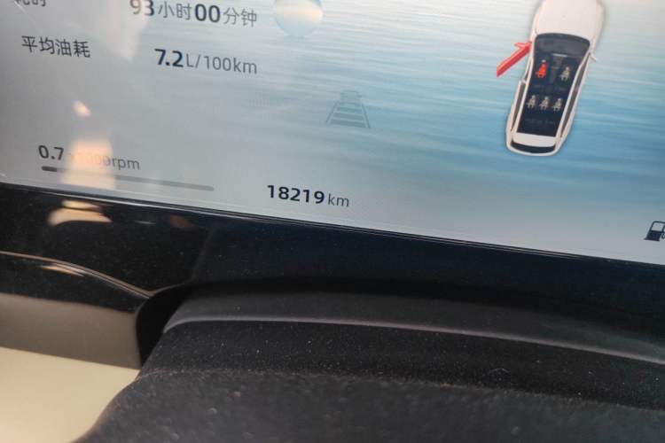 Used Geely Auto Monjaro L 2025 Dongfang Yao 2.0TD Automatic Lanxing Edition Odometer Close Up