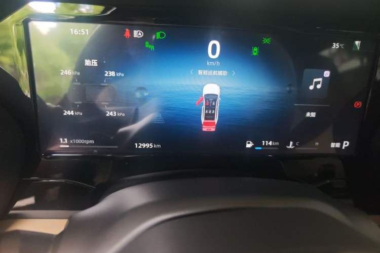 Used Geely Auto Monjaro L 2025 Dongfang Yao 2.0TD Automatic Lanxing Edition Odometer Close Up