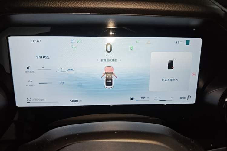 Used Geely Auto Monjaro L 2025 Dongfang Yao 2.0TD Automatic Lanxing Edition Instrument Cluster