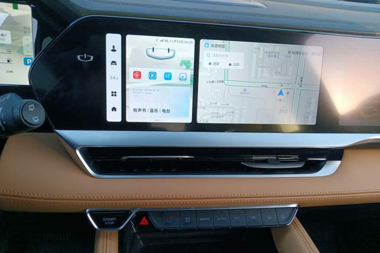 Used Geely Auto Monjaro L Extended Range Electric Version 2022 1.5T DHT Range-Extending Electric Supreme Edition Audio And AC Panel