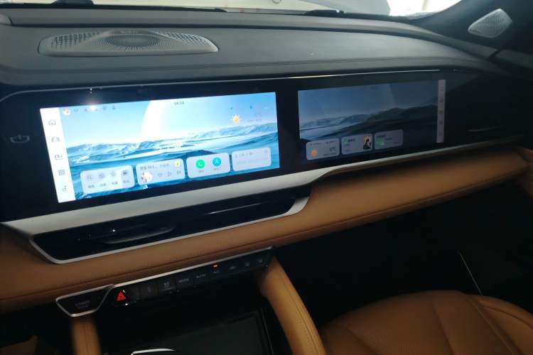 Used Geely Auto Monjaro L Extended Range Electric Version 2022 1.5T DHT Range-Extending Electric Supreme Edition Audio And AC Panel