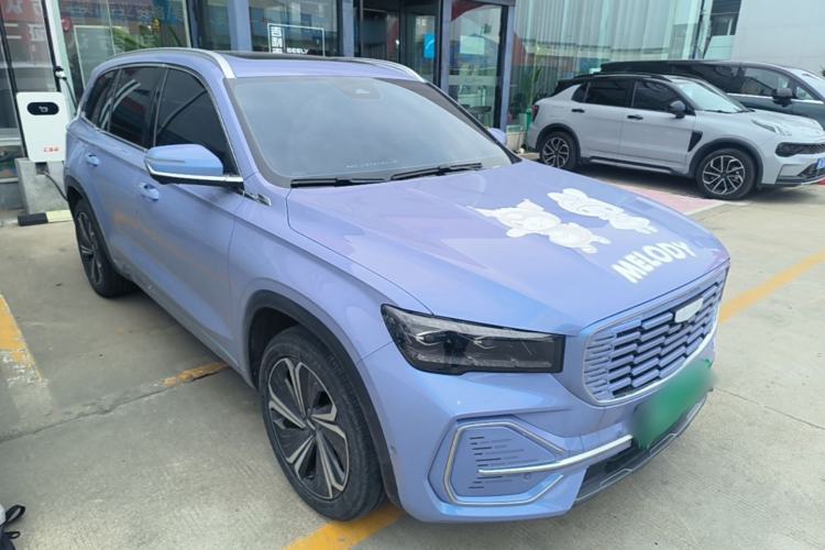 Used Geely Auto Monjaro L Extended Range Electric Version 2022 1.5T DHT Range-Extending Electric Flagship Edition Front Right 45 Deg