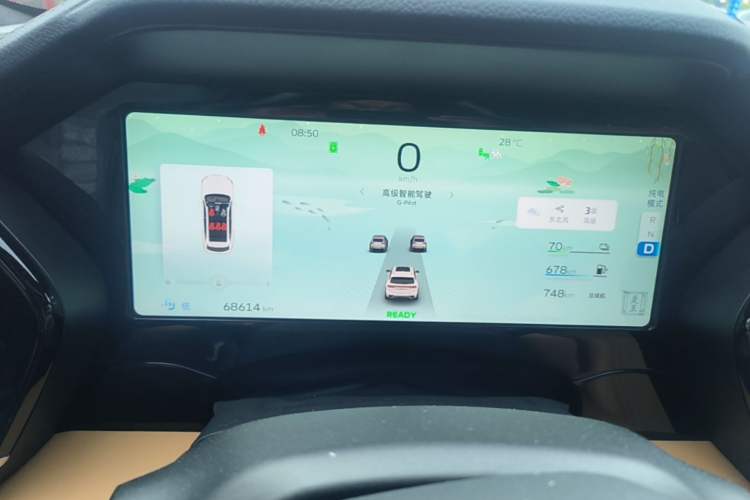 Used Geely Auto Monjaro L Extended Range Electric Version 2022 1.5T DHT Range-Extending Electric Flagship Edition Instrument Cluster