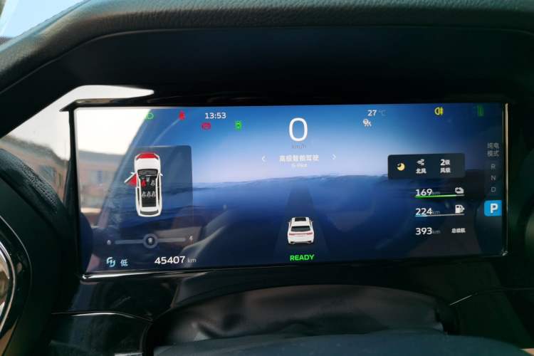 Used Geely Auto Monjaro L Extended Range Electric Version 2022 1.5T DHT Range-Extending Electric Supreme Edition Instrument Cluster