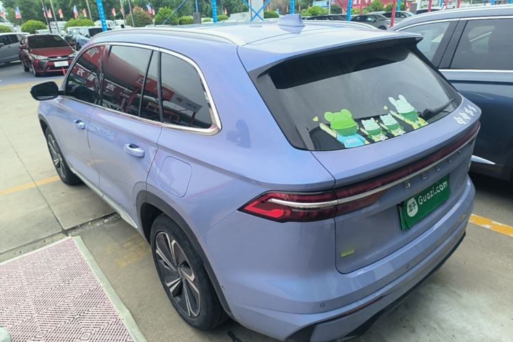 Used Geely Auto Monjaro L Extended Range Electric Version 2022 1.5T DHT Range-Extending Electric Flagship Edition Rear Left 45 Deg