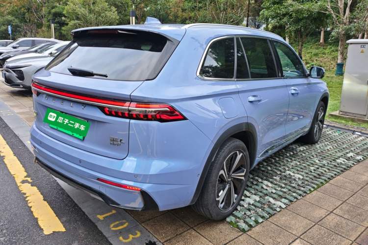 Used Geely Auto Monjaro L Extended Range Electric Version 2022 1.5T DHT Range-Extending Electric Flagship Edition Rear Right 45 Deg