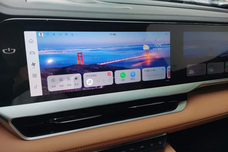Used Geely Auto Monjaro L Extended Range Electric Version 2022 1.5T DHT Range-Extending Electric Supreme Edition Audio And AC Panel
