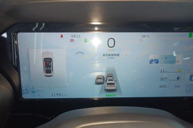 Used Geely Auto Monjaro L Extended Range Electric Version 2022 1.5T DHT Range-Extending Electric Supreme Edition Instrument Cluster