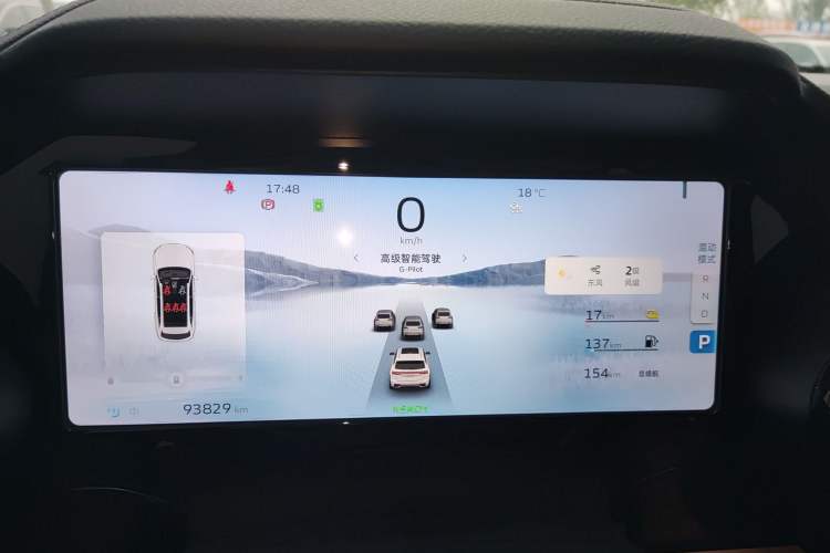 Used Geely Auto Monjaro L Extended Range Electric Version 2022 1.5T DHT Range-Extending Electric Supreme Edition Instrument Cluster