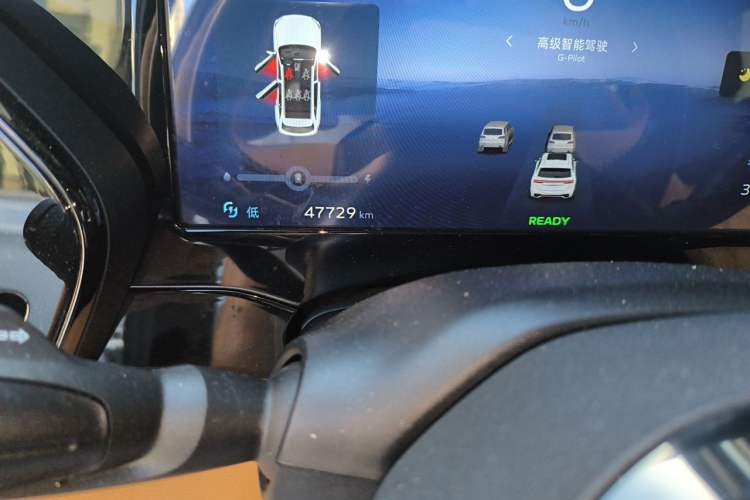 Used Geely Auto Monjaro L Extended Range Electric Version 2022 1.5T DHT Range-Extending Electric Supreme Edition Odometer Close Up