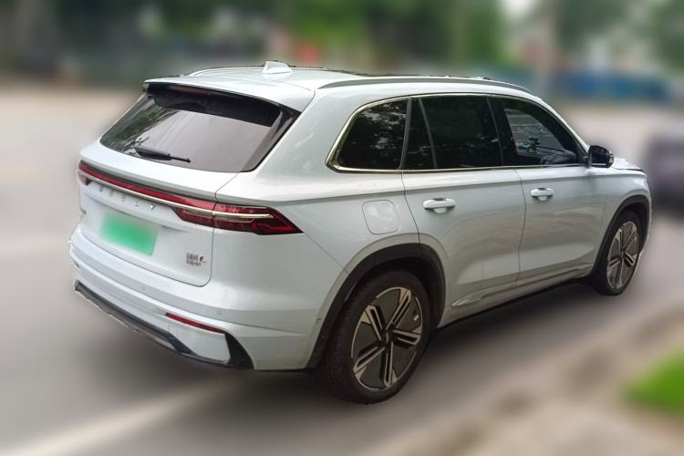 Used Geely Auto Monjaro L Extended Range Electric Version 2022 1.5T DHT Range-Extending Electric Flagship Edition Rear Right 45 Deg