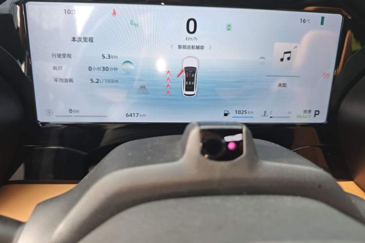 Used Geely Auto Monjaro L Intelligent Engine 2024 1.5T Galaxy Edition Odometer Close Up