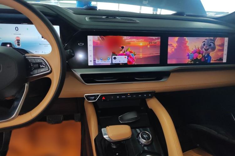 Used Geely Auto Monjaro L Intelligent Engine 2024 1.5T Galaxy Edition Audio And AC Panel